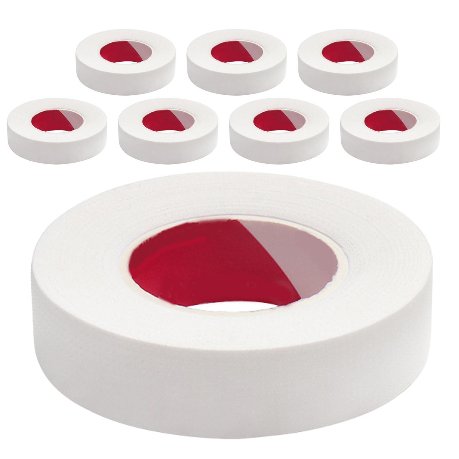Grafting Tape - 8巻入りまつげエクステンションテープ 白色 強力粘着 まつげ移植テープ 簡単剥離 まつげエクステンションツール