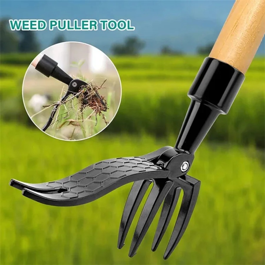 Gardening Tools To Remove Weeds - ネジ穴付きスタンドアップ除草ツール、ポータブル除草ヘッド交換用、園芸用掘削除草機除去アクセサリー