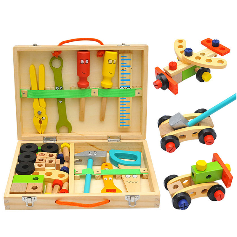 教育モンテッソーリ子供のおもちゃプラスチック木製ツールボック - Gardening Tools 5 Year Old のレビューと価格