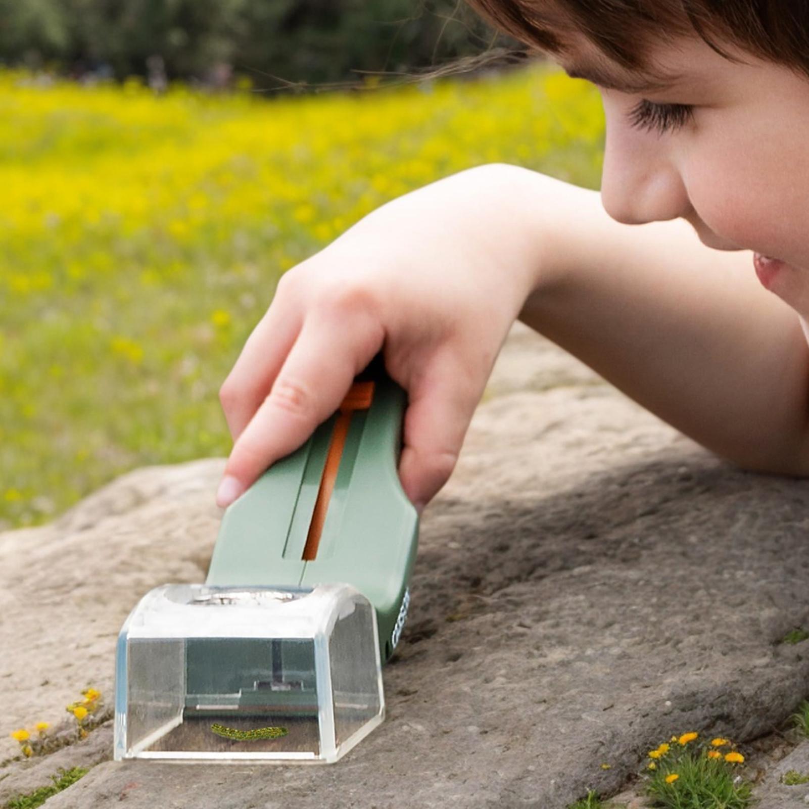 子供用虫眼鏡 5倍拡大鏡 クイックリリース教育用クリア探検ツ - Gardening Tools Girls のレビューと価格