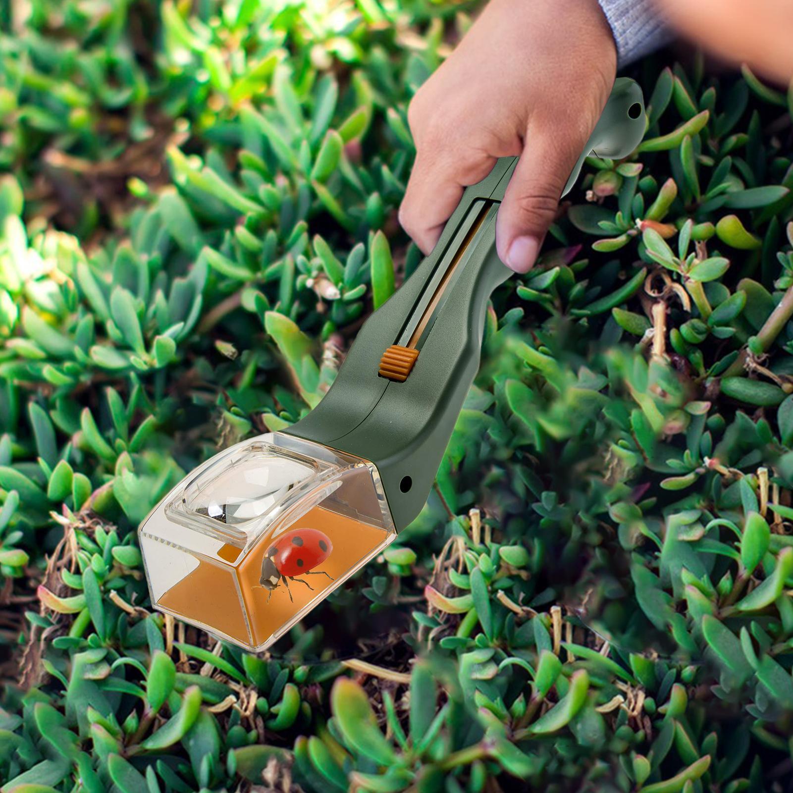 子供用虫眼鏡 5倍拡大鏡 クイックリリース教育用クリア探検ツ - Gardening Tools Girls のレビューと価格