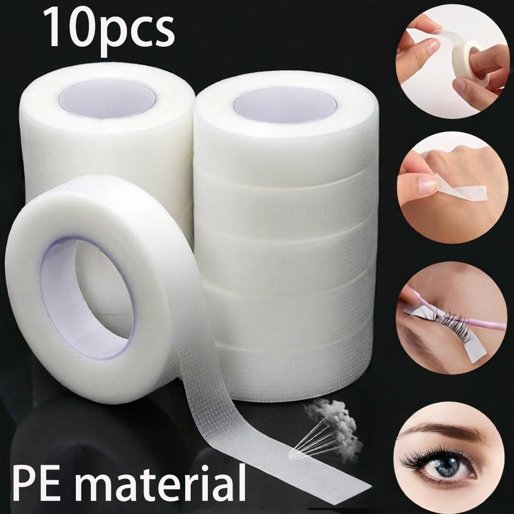 10 ロール 9 メートル PE まつげエクステンションテー - Grafting Tape のレビューと価格