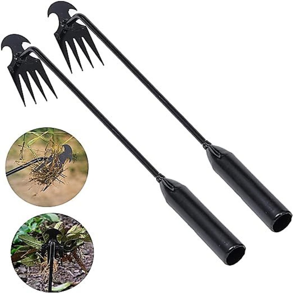 4 歯 - 庭用多機能ハンド除草機 - 耐久性とポータブル庭 - Gardening Tools Vegetables のレビューと価格