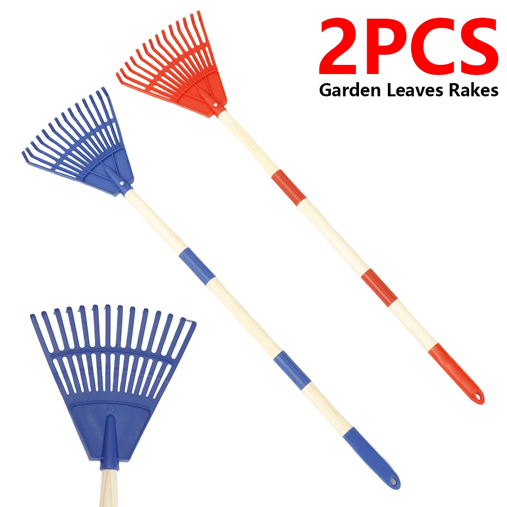 2個セット 子供用リーフレーキ 調整可能な庭用落ち葉レーキ  - Gardening Tools 5 Year Old のレビューと価格