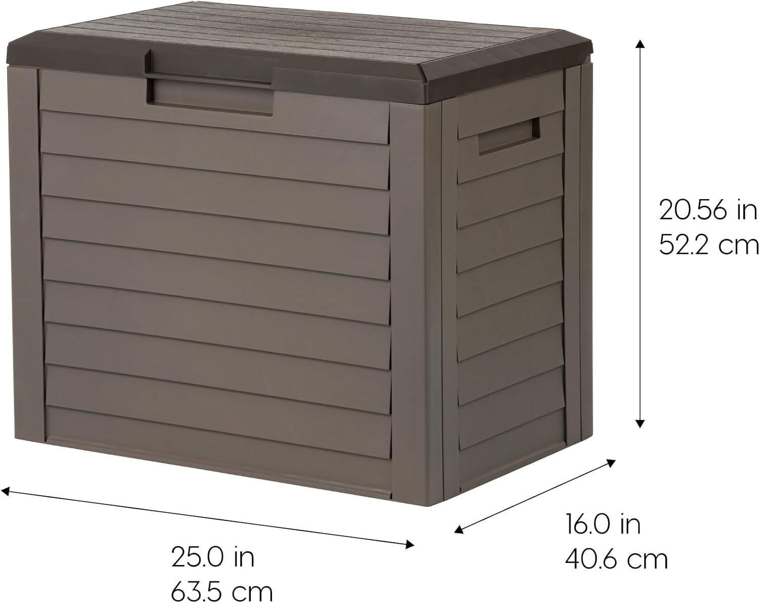 35ガロン屋外デッキ収納ボックス（ロック式蓋付き、UV保護加 - Gardening Tools Images のレビューと価格