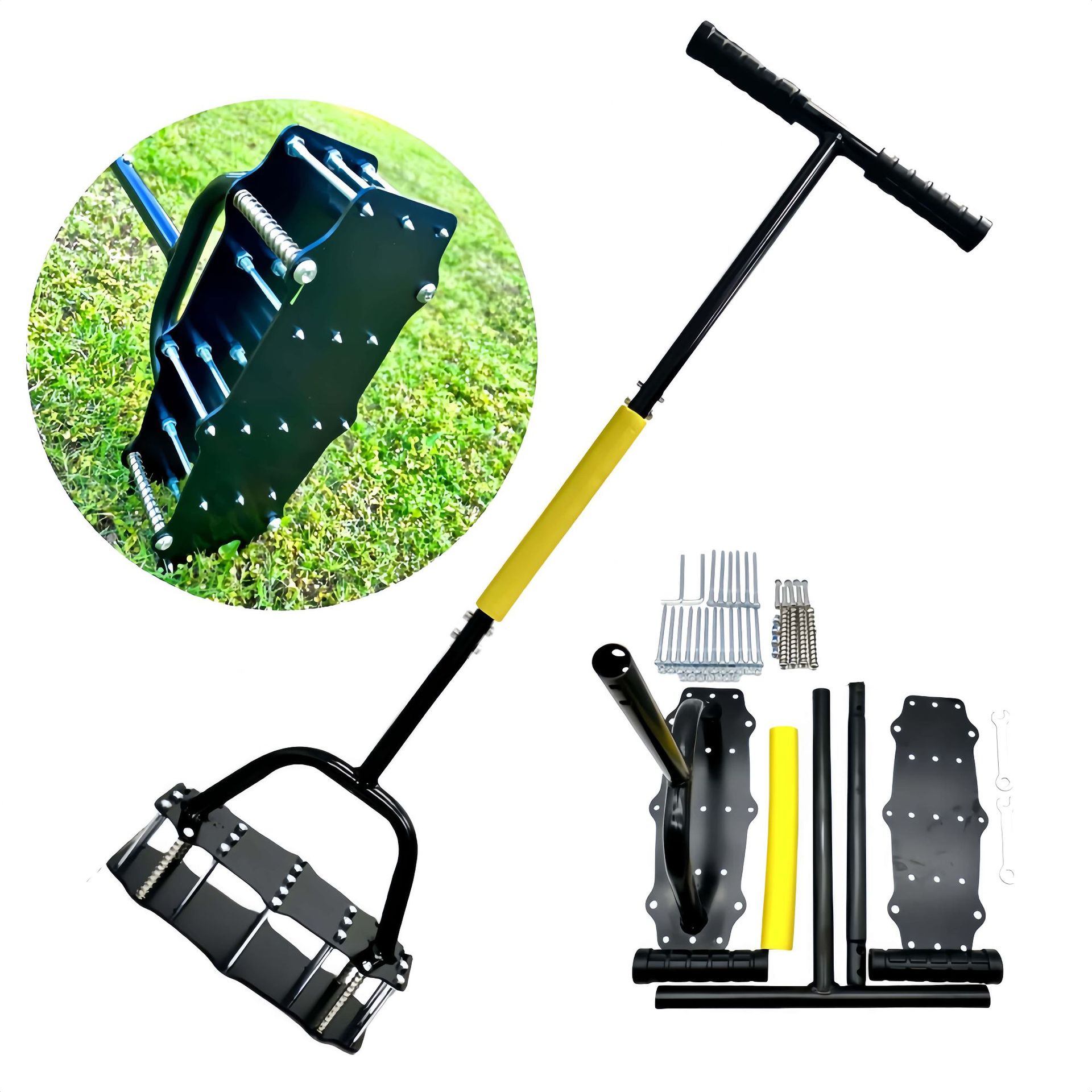 工業用グレードの手動土壌回転機、スプリング式ガーデン省力土壌 - Gardening Tools In のレビューと価格