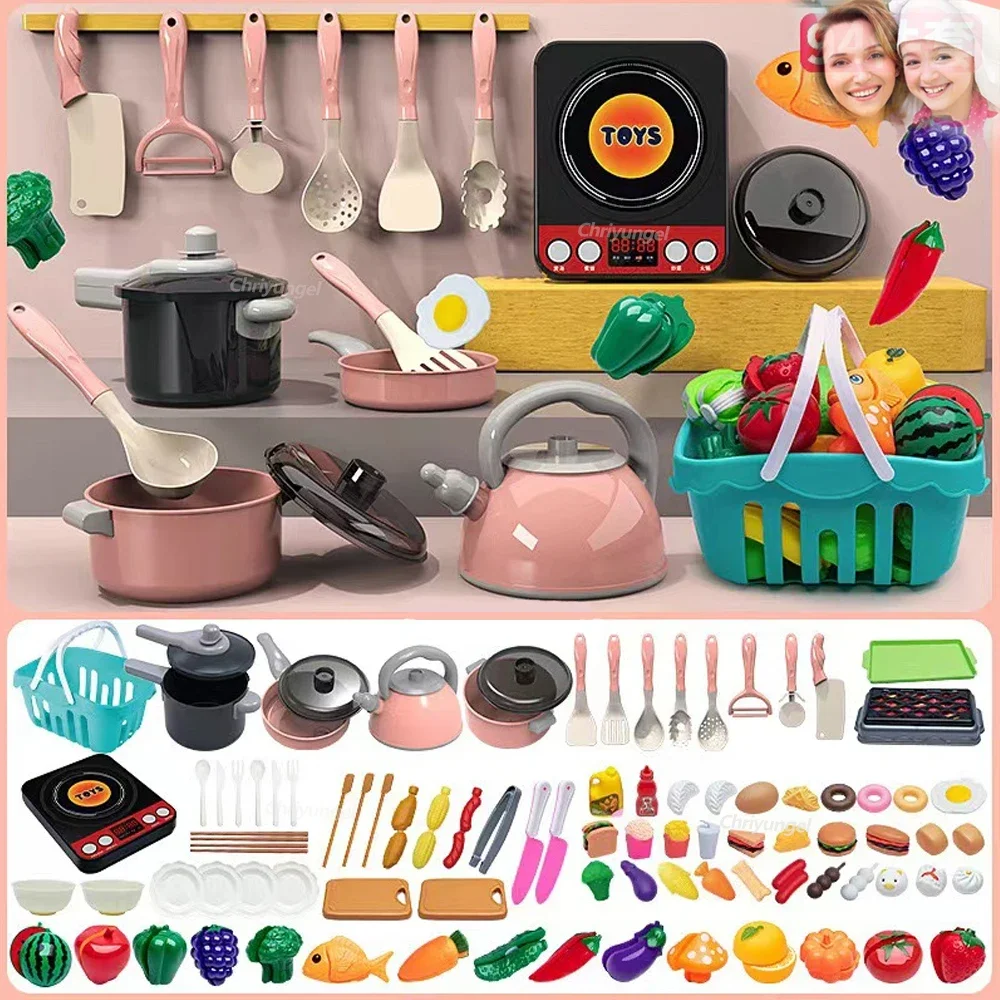 キッズキッチンおもちゃセット 92/69/59 個プレイキッ - Gardening Tools Girls のレビューと価格
