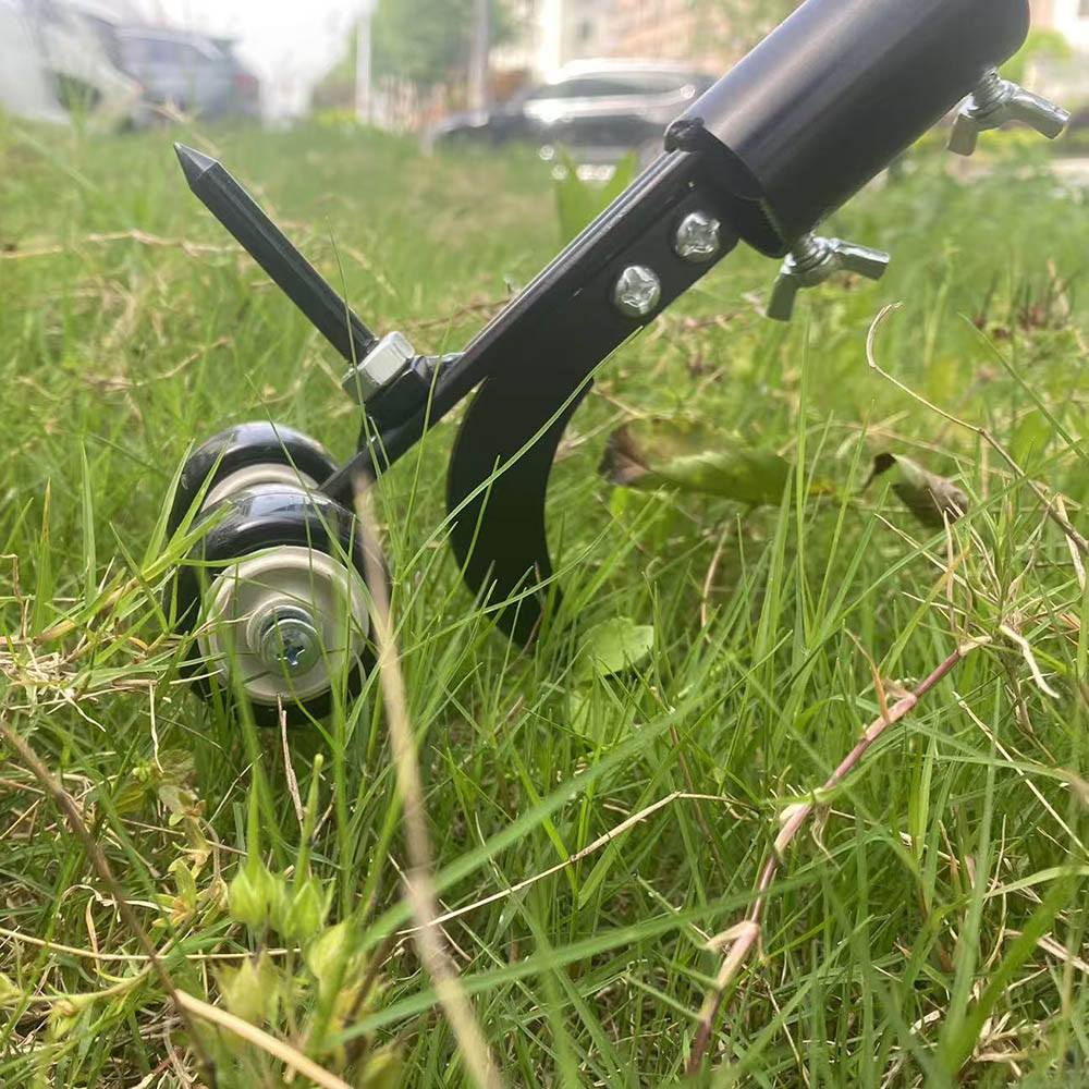 頑丈な庭の除草ツール 手動除草機 芝刈り機と補助ホイール付き - Gardening Tools Grass Cutter のレビューと価格