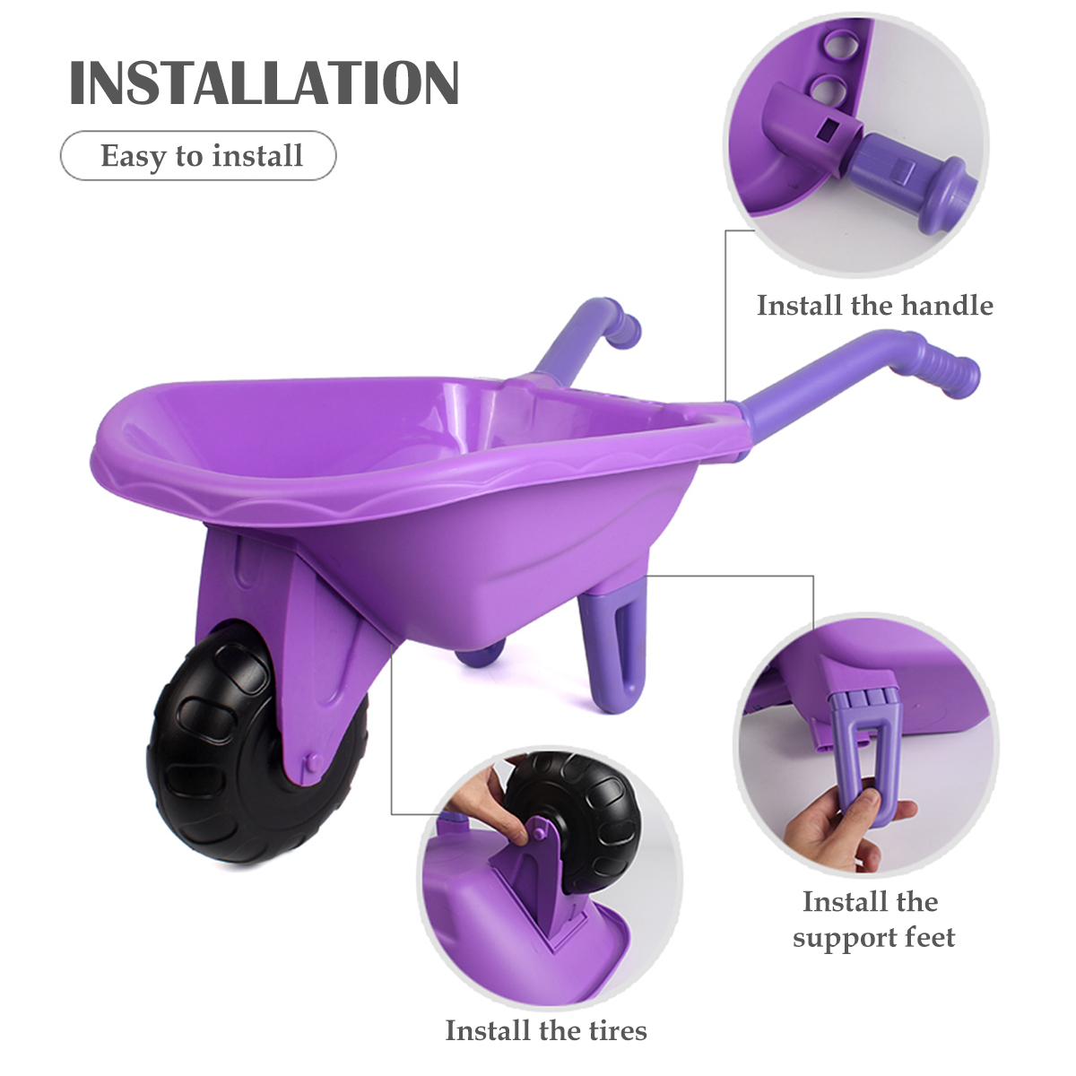 子供用園芸ツールセットおもちゃ、子供用屋外ガーデンビーチカー - Gardening Tools Girls のレビューと価格