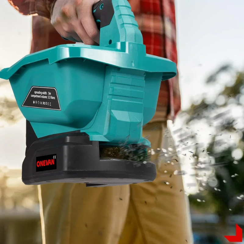 6 ギア自動肥料スプレッダーハンドヘルド電気肥料スプレッダー - Gardening Tools Vegetables のレビューと価格