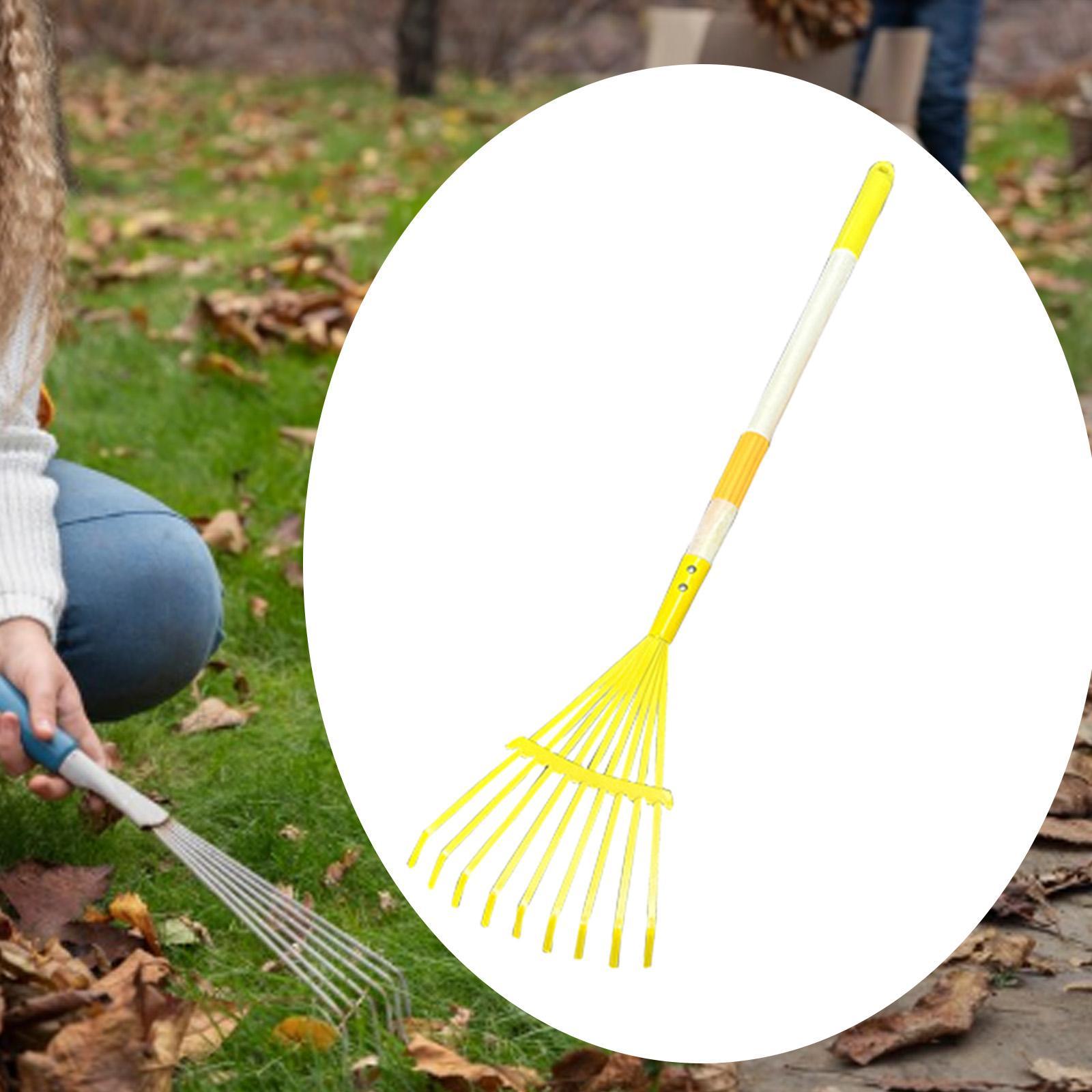 子供用リーフレーキ 実用的 76cm ポータブル コンパクト - Gardening Tools Girls のレビューと価格