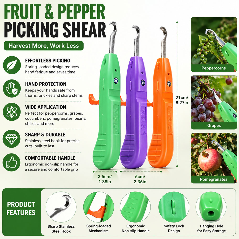 果物野菜クイックピッキング多機能園芸剪定ツール、果物収穫野菜 - Gardening Tools Vegetables のレビューと価格