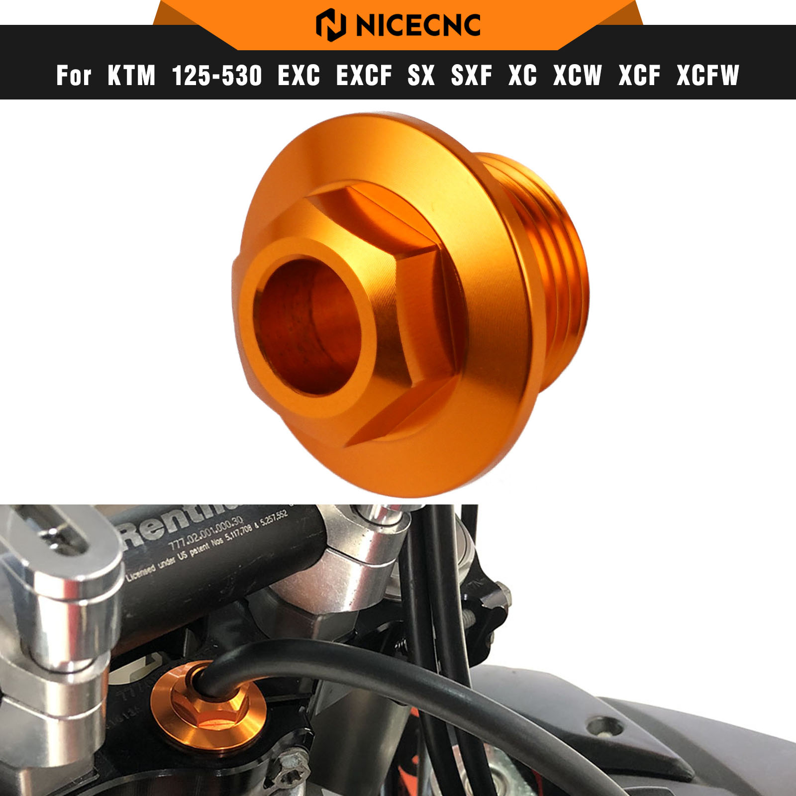 NICECNC製 KTM EXC 300用 ステアリングステ - Husqvarna Chainsaw 450 のレビューと価格