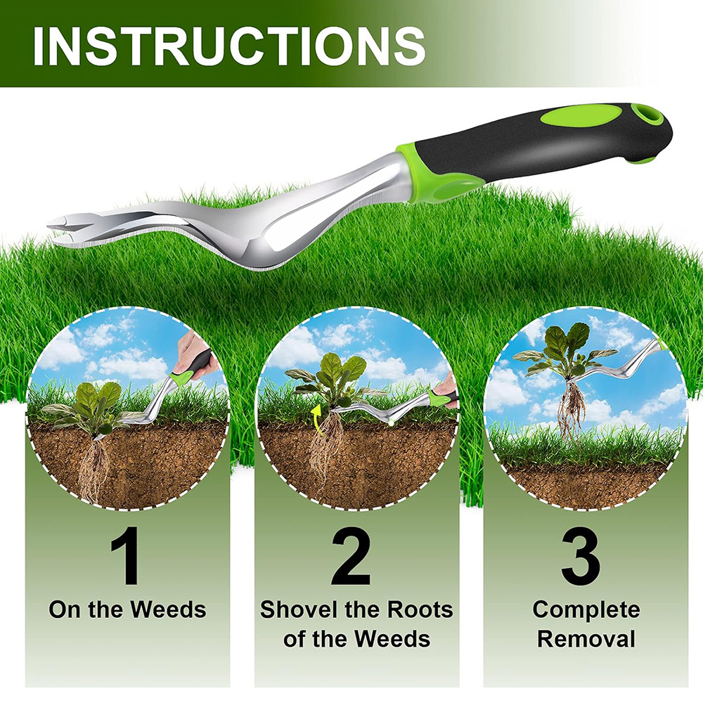 手動除草ツール、庭の除草用ツール、人間工学に基づいたハンドル - Gardening Tools To Remove Weeds のレビューと価格