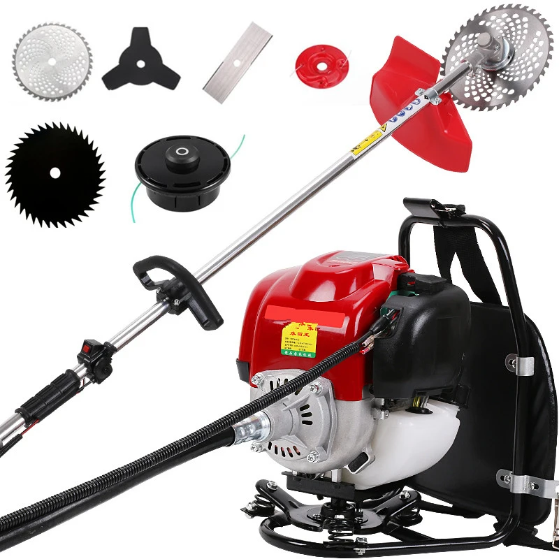 6-in-1多機能ツールバックパック式ガソリン草刈機、4スト - Gardening Tools Grass Cutter のレビューと価格