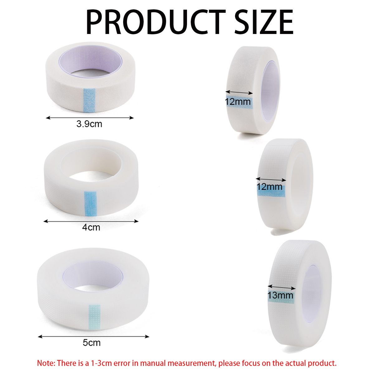 1/3/5 ロールまつげエクステンションテープ PE 粘着テ - Grafting Tape のレビューと価格