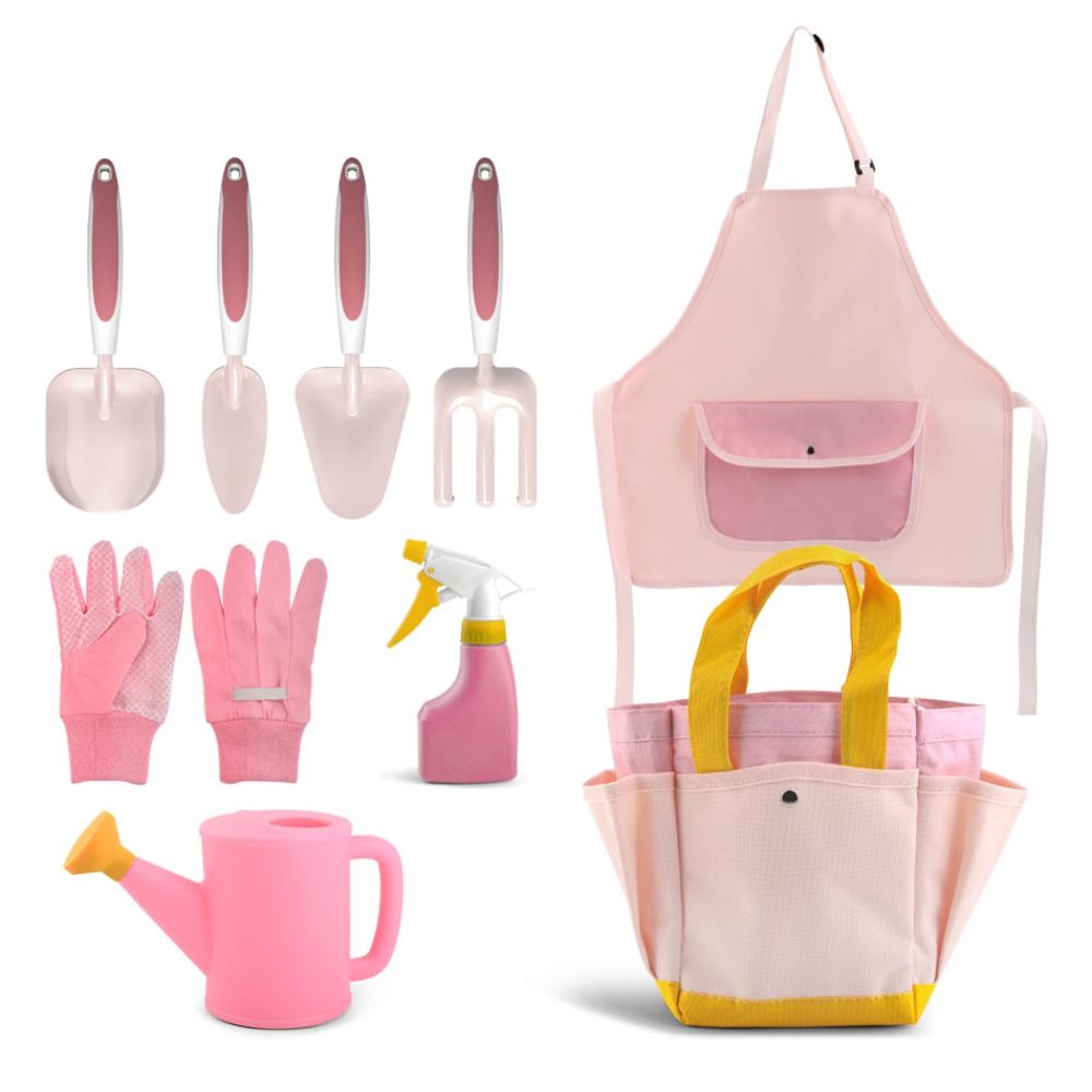 キャンディーカラー子供用ガーデンツールセットシャベルトロウェ - Gardening Tools 5 Year Old のレビューと価格